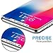 iPhone X Screen Protector,9H Hardness iPhone X Front Back Tempered Glass Screen Protector 5D Full Coverage(white)((1 Front and 1 Back)