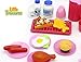 Little Treasures Cooking Play Set, Includes Teacups, Plates, Utensils, Grill, and Food Items