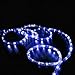 WONFAST 100 LEDs Solar Rope String Lights, Waterproof 39ft/12M Copper Wire Outdoor Tube Fairy String Lights for Christmas Garden Yard Path Fence Tree Backyard (Blue)