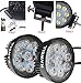 KAWELL 2 Pack 27W 1800LM Round 30 Degree Spot Beam Off Road Spotlight for 4x4 Jeep Cabin Boat SUV Truck Car ATV Waterproof Light