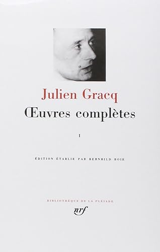 Download Gracq : Oeuvres complètes, tome 1 PDF
