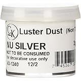 CK Products Luster Dust, Nu Silver/43-1240, 2 Gram