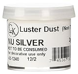 CK Products Luster Dust, Nu Silver/43-1240, 2 Gram