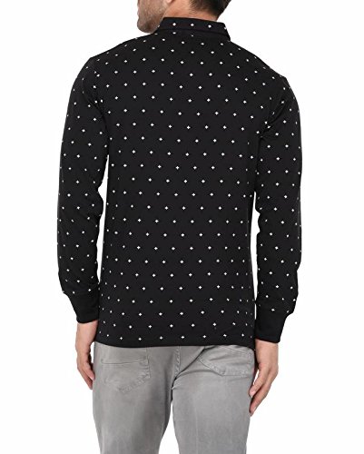 vivid bharti men's black printed full sleeve high quality tshirts