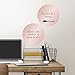 WallPops WPE2337 Rose Gold Dry Erase Dots, Pink