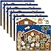 Nativity Stickers 12 Sets Make-A-Nativity Scene Sticker for Christmas Crafts School Supply VBS Classroom Activity