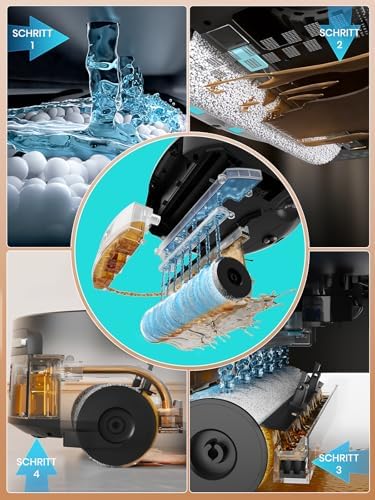M210 PRO Omni Saugroboter mit Roller Wischfunktion