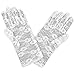 Aurora Bridal® Women's 2016 Short Floral Lace Wrist Length Wedding Gloves