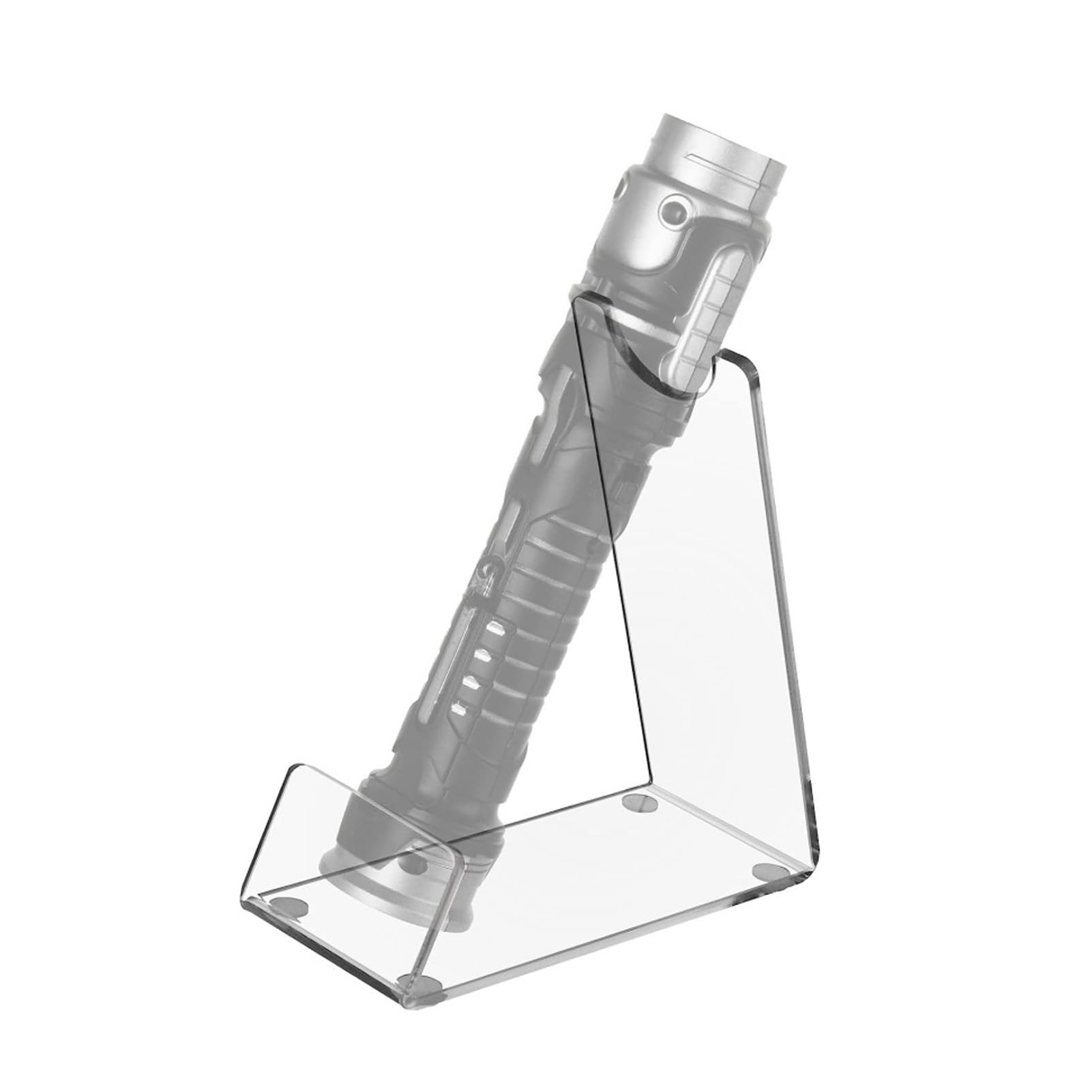 AUNMAS Lightsaber Display Stand, Desktop Acrylic Lightsaber Hilt Stand Light Saber Holder Rack for Lightsaber Handle Dagger Piccolo Record Storage Decoration