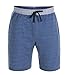 Mlight Men's Causal Cotton Elastic Waistband Gym Sports Shorts With Pockets