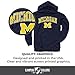 Campus Colors Michigan Wolverine Midsize Logo Hooded Sweatshirt, Medium