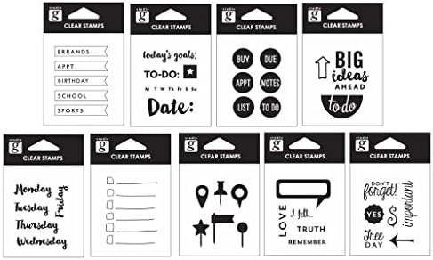 Studio G SUGVC-64.1 Clear Stamps 2EA/9 Bulk (Pack of 18)