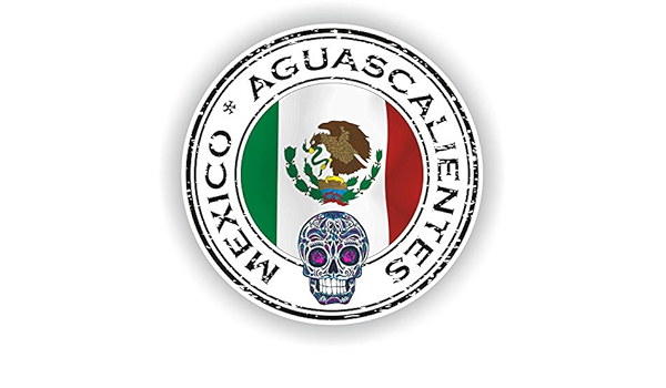 Tiukiu Mexico Aguascalientes - Pegatina Redonda para el día ...