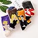 Pack of 4 Womens Cute Famous Painting Art Crew Socks, Funny and Cool 100% Cotton Socks for Women