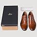 J's.o.l.e Mens Dress Shoes Formal Wingtip Oxford Shoes for Men Cap Toe Lace Up Brown US 11
