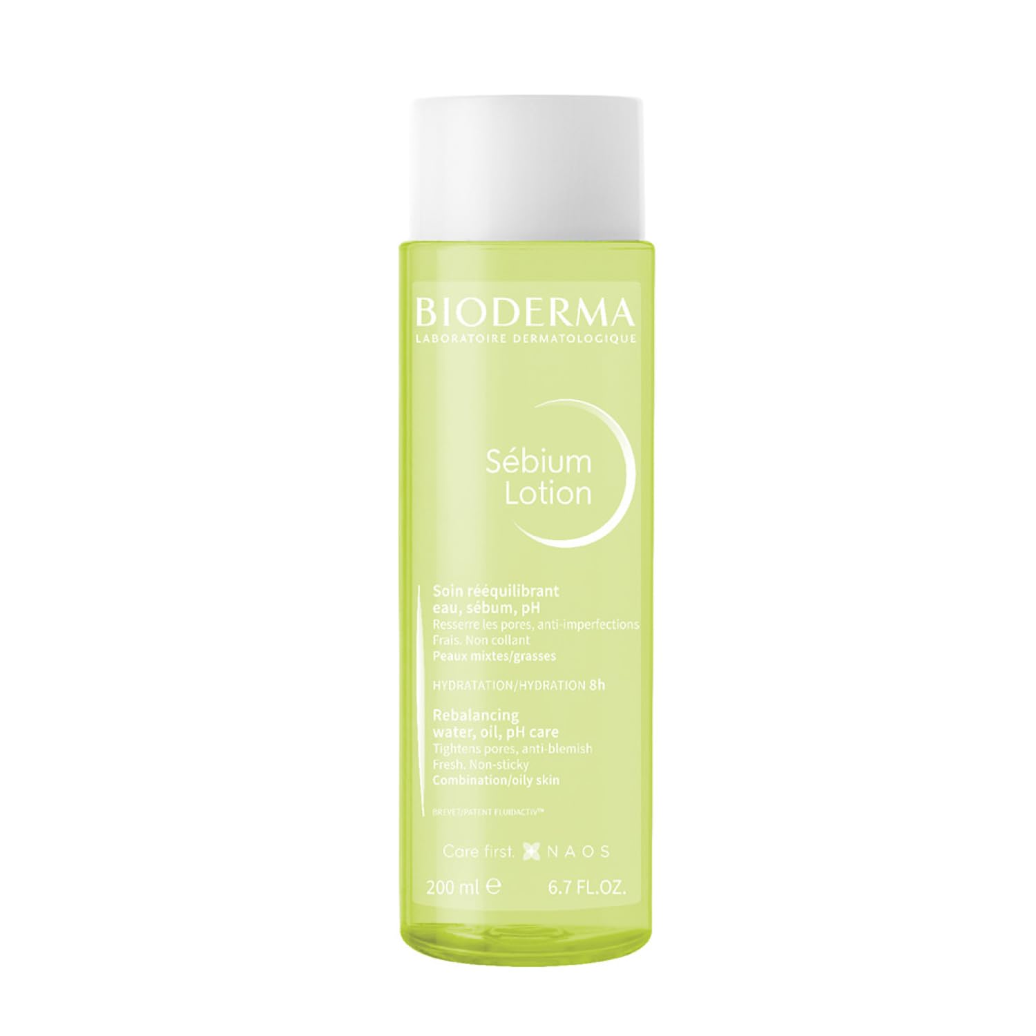 Bioderma Sébium Lotion - Triple Action Toner to Clarify & Rebalance Sensitive, Combination & Oily Skin, Anti-Blemish Face Cream with 8-Hour Hydration, 200ml