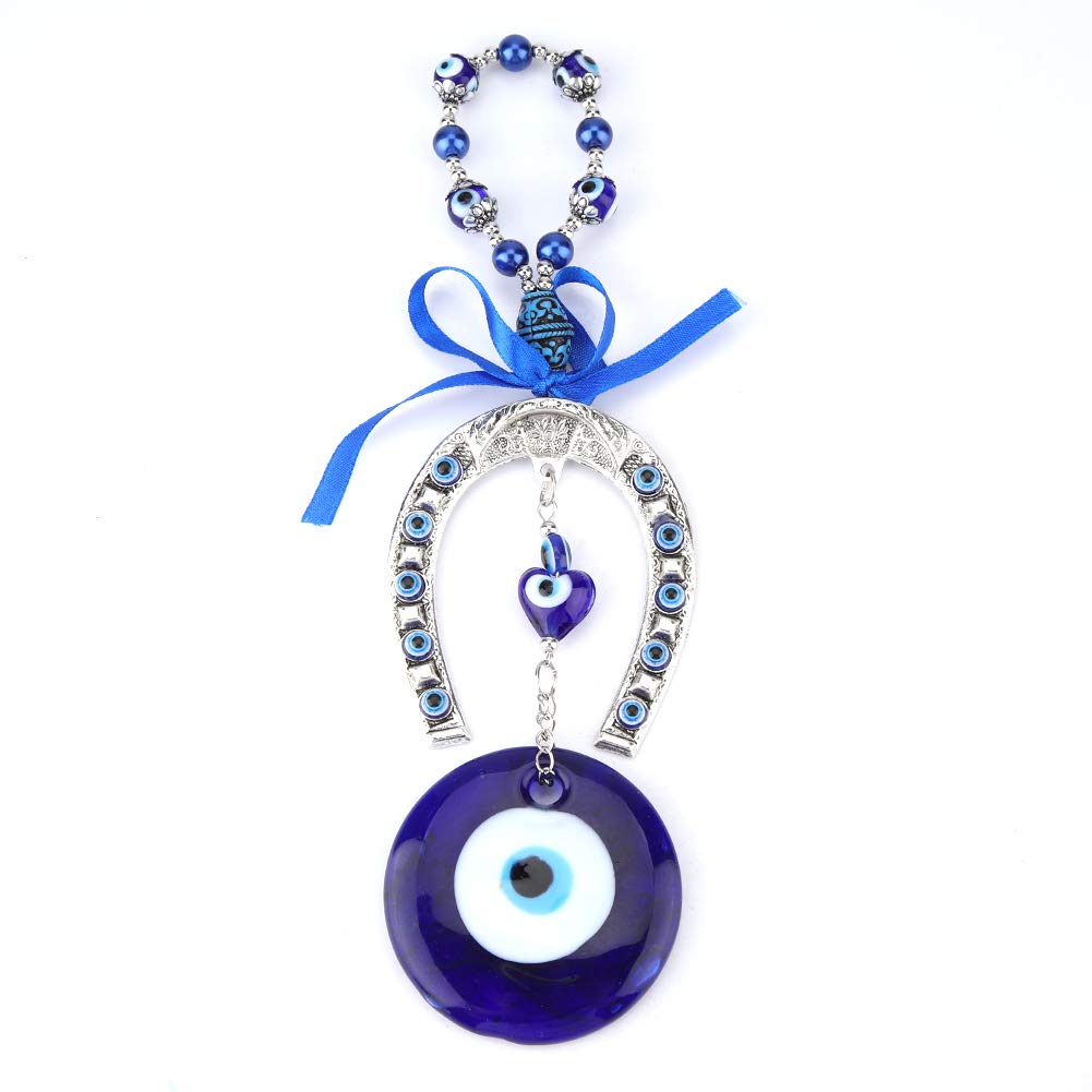 Turkish Blue Evil Eye Blessing Amulet Pendant Craft DIY Decoration Home Wall Hanging Protector Decoration