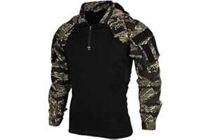 Karoyd Outdoor Tactical Jacket, Lightweight Breathable Combat Shirt for Outdoor Sports Spring and Autumn