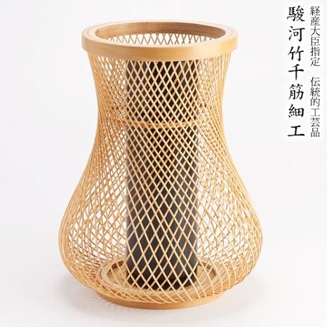 Amazon 駿河竹千筋細工花器空蝉 うつせみ さらし静岡県伝統工芸品伝統工芸士 小林昭輔 作 花器 インテリアボウル オンライン通販