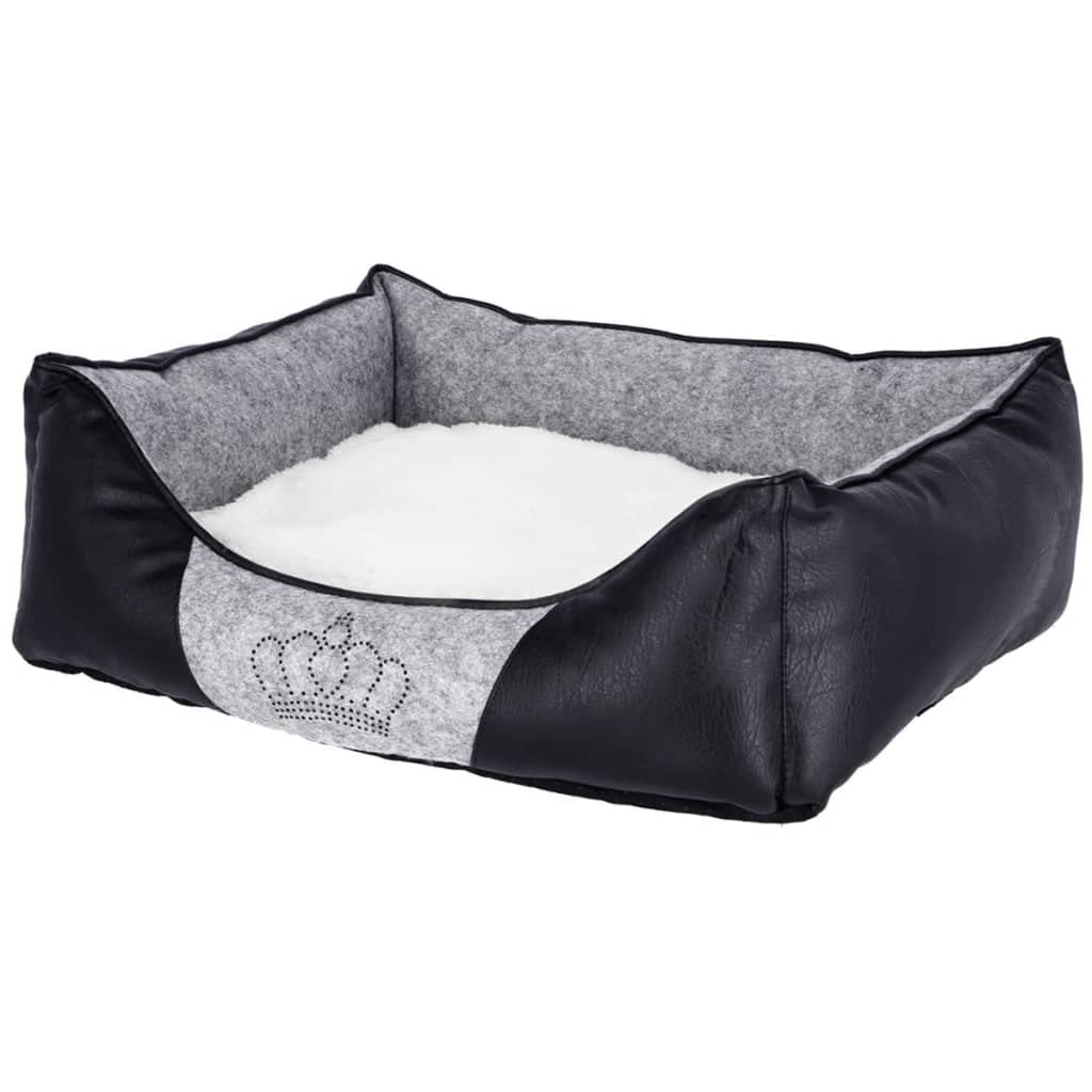 Kerbl Chiara Snugly Bed, 42 x 32 x 18 cm, Grey/Black