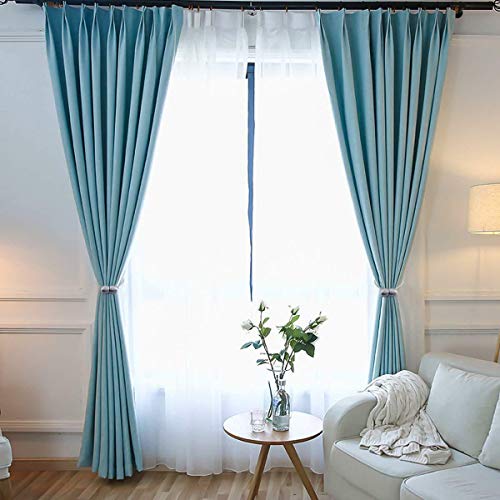 SmallDot Magnetic Curtain Tiebacks, [Pack of 4] Drapery Hooks Holdbacks Holders with Strong Magnet for Window Sheer Blackout Panels, 16 Inch, Grey - Thumbnail 7
