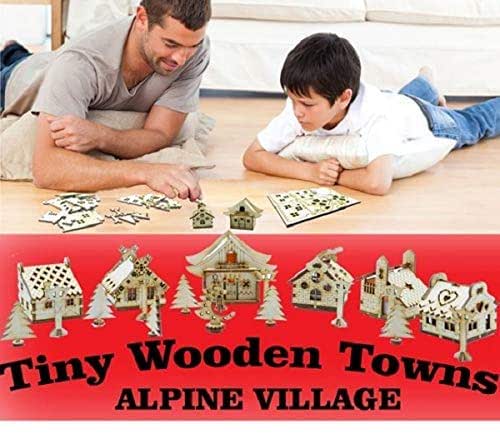 3d puzzle christmas village