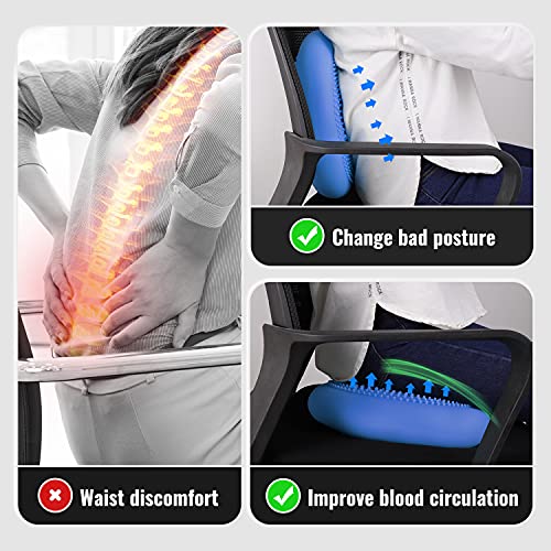 Trideer Balance Disc Wobble Cushion Wiggle Seat on Office Desk Chair