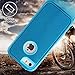iPhone 5S Case,iPhone SE Case,Fogeek Heavy Duty PC and TPU Combo Protective Body Armor Case Compatible for iPhone 5S,iPhone SE and iPhone 5 with Fingerprint Function (Tea Blue/Light Blue)