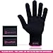 RoseMyst Professional Glove for Hair Styling - for Hair Iron and, Black, Size L