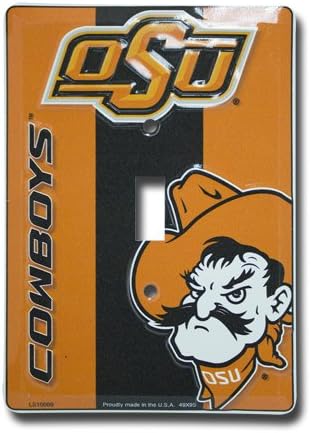 OSU Cowboys Metal Light Switch Plate
