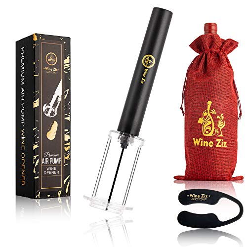 Wine Ziz Amazingly Simple Wine Opener with Foil Cutter Gift Set for