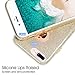MILPROX Glitter Case Compatible for iPhone 8 Plus/7 Plus, Shiny Sparkle Bling, 3 Layer Hybrid Protective Soft Phone Case Compatible for iPhone 7 Plus/8 Plus