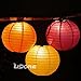 10 Inch Assorted Multi Color Chinese Janpanese Paper Lantern by LIDORE DIY Party Decoration 8 Pack