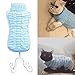 LUCKSTAR Cable Knit Turtleneck Sweater - Cats Sweater Pullover Knitted Clothes Pet Sweater for Small Dogs & Cats Kitten Kitty Chihuahua Teddy Knitwear Cold Weather Outfit (M)