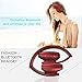 Ifecco Bluetooth Headphones, 4 in 1 Upgrade Bluetooth Foldable Over-ear Headsets with Micro Support SD/TF Card for Bluetooth-enabled Devices (Ruby Red)