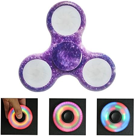 Fidget Spinner, 6 modes LED spinner fidget, Stress Reducer?High Speed Fidget Finger Toy - Perfect for ADD / ADHD / Anxiety / Autism And Stress Relief Adult Children,Office Desk Gadget