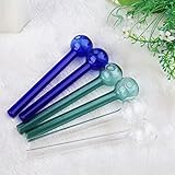 Glass Oil Burner,6 Pack High Quality Glass,4.5 Inch Length