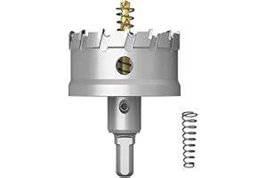 GSTK Upgrade Heavy Duty Carbide Hole Saw, Metal Steel Hole Saw Drill Bit,TCT Hole Cutter-Alloy Hardness Upgrade, Life Upgrade,Use for Stainless Steel, mild Steel, Iron, Copper,etc (60mm|2-3/8")