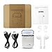 Bluetooth Earbuds Bluetooth Headphones Wireless Headphones Wireless Earbuds Bluetooth Headsets HD Stereo Mini TWS with Charging Case Noise Cancelling Earphones for All Bluetooth Devices (white)