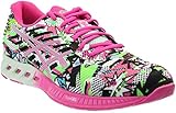 ASICS Women's Fuzex Running Shoe, White/Pink Glow/Soothing Sea, 8.5 M US