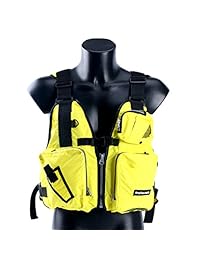 amairne made Chaleco salvavidas Barcos Kayak Pesca Life Jacket Vest   D13   Amarillo