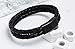 Meangel Genuine Leather Bracelet for Men Stainless Steel Braid Bangle With Magnetic Buckle Clasp
