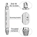 Damaged Screw Extractor Set(5 Pcs), Screw Remove Set, Easily Remove Stripped or Damaged Screws, Easy Out Screw Remover Tool Set, Made from H.S.S. 4341#, The Hardness Is 62-63HRC, Screw Remover Extract