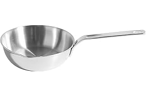 IMEEA 4.7-Inch Mini Egg Pan Omelet Pan SUS304 Stainless Steel Mini Sauce Pan Frying Pan with Spout