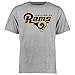 Los Angeles Rams NFL Youth Team Logo T-shirt Grey