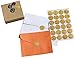 Royal Green Gold Invitation Seal Dots 1 Round 25 mm - Dot Glitter Stickers - one inch Rounds Sparkly Sticker - 120 Pack