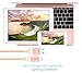 Anbso 3Pack 0.8M 1.6M 2.6M Lightning to USB Cable Charging with 8-Pin Connector Compatible with iPhone 6/ 6 Plus/ 6s/ 6s Plus /5/5s/5c/iPad/iPod and More (Rose gold)