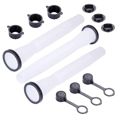 ECCPP 3pcs Replacement Gas Can Spout Parts Vent Cap Gasket Stopper Spout Cap 