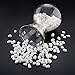 KISSTAKER 300g White Pebble Turtle Fish Tank Sand Rocks Aquarium Bonsai Succulent Plants Decoration Ornament Stone Landscape