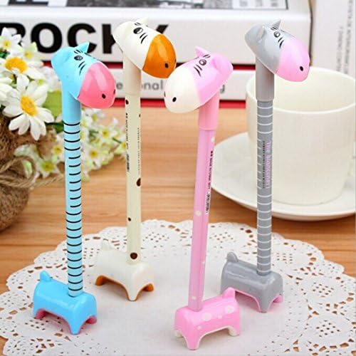 2pcs Donkey pen hippopotamus animal pen shape can stand ball-point pen2
